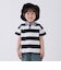 【WEB限定カラーあり/食品防汚】ボーダー半袖Tシャツ