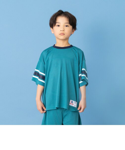 【セットアップ可】メッシュワイド半袖Tシャツ