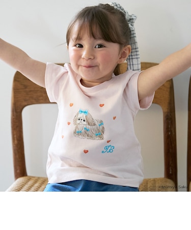 【泉屋 サク】アニマルプリントTシャツ