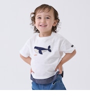 【接触冷感】海のいきものアップリケ半袖Tシャツ