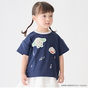 【いないいないばあっ!】音符刺繍半袖Tシャツ