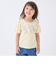 リボンオフショルTシャツ
