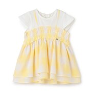 【接触冷感/リンク】ブロックチェックドッキングTシャツ
