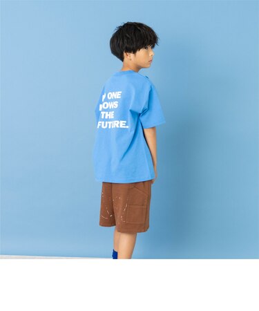 【綿100】【365D.】メッセージバックBIGロゴ半袖Tシャツ