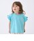 【プティプラ】アルファベット袖フリルTシャツ
