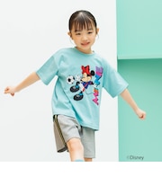 【親子リンク】【Disney】サッカー半袖Tシャツ