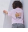 【プティプラ/WEB先行販売】バックプリント半袖Tシャツ