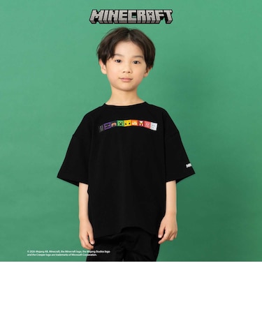 【マインクラフト】スクエアアイコンフェイスTシャツ/MINECRAFT