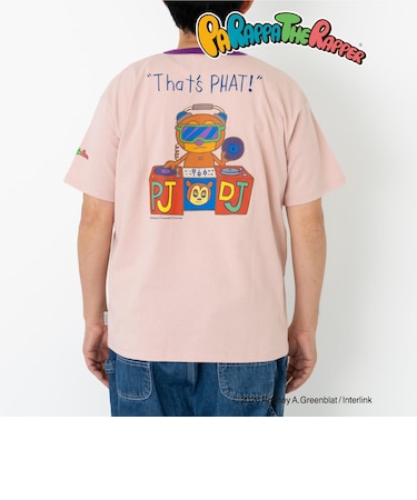 【親子リンク】【パラッパラッパー】【DAD】リンガー配色半袖Tシャツ
