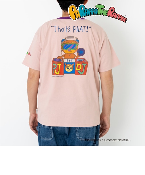 【親子リンク】【パラッパラッパー】【DAD】リンガー配色半袖Tシャツ
