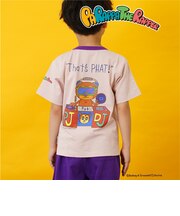 【親子リンク】【パラッパラッパー】リンガー配色半袖Tシャツ