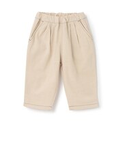 綿レーヨン8分丈ゆるパンツ