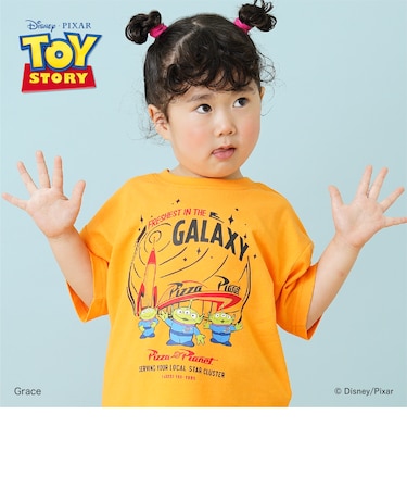 【DISNEY/PIXAR/Toy Story】トイストーリー/エイリアンワイド半袖Tシャツ