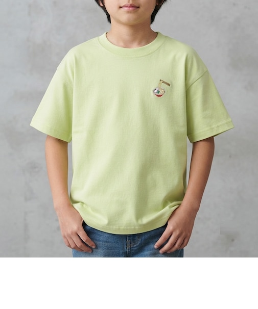 【綿100%】【365D.】アソートワンポイント刺しゅう半袖Tシャツ