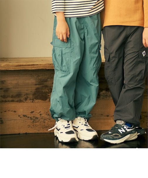 【撥水】ドロスト付きカーゴパンツ
