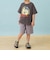 のびっとカットツイル柄ショートパンツ