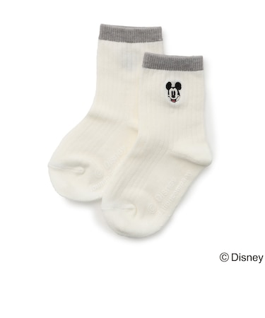 【Disney】ミッキー刺しゅうソックス