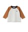 【防汚加工】配色ラグラン長袖Tシャツ