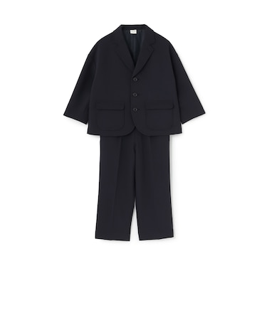 【セミフォーマル】ブレザー+ロングパンツセットアップ
