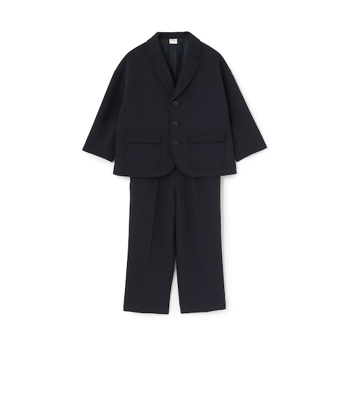 【セミフォーマル】ブレザー+ロングパンツセットアップ