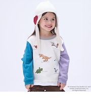 【JURASSIC WORLD】さがら刺しゅう長袖Tシャツ
