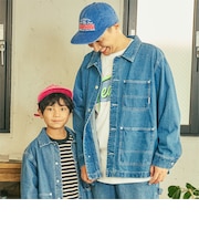 【親子リンク】【DAD】デニムカバーオール