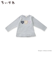 【アニメちいかわ】アーガイル長袖Tシャツ