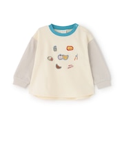 アソート刺しゅうワッペン長袖Tシャツ