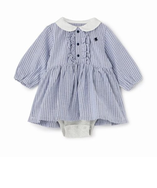 【POLO BCS/リンク】シャツOPロンパース