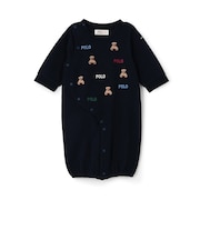 【POLO BCS/リンク】モチーフ刺しゅう2WAYオール