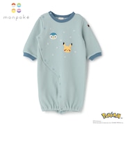 【モンポケ】アップリケ2WAYオール