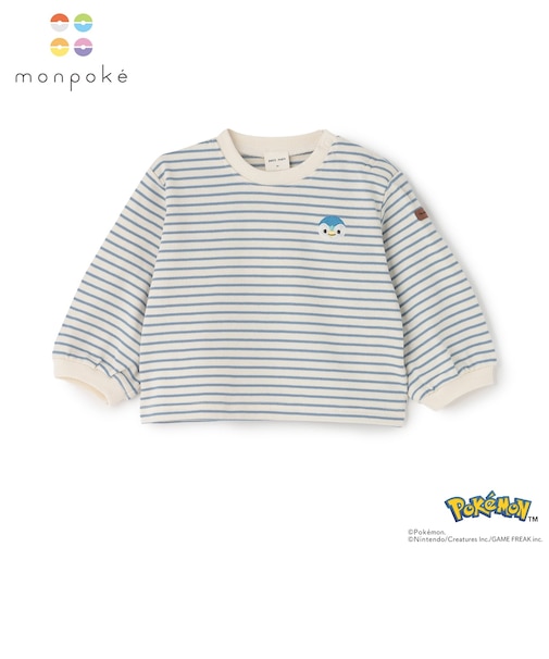 【モンポケ】刺しゅうTシャツ