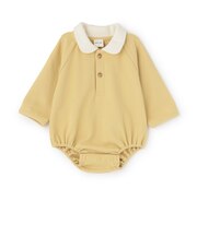 ポロ衿ロンパース