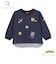 【モンポケ】刺しゅう長袖Tシャツ