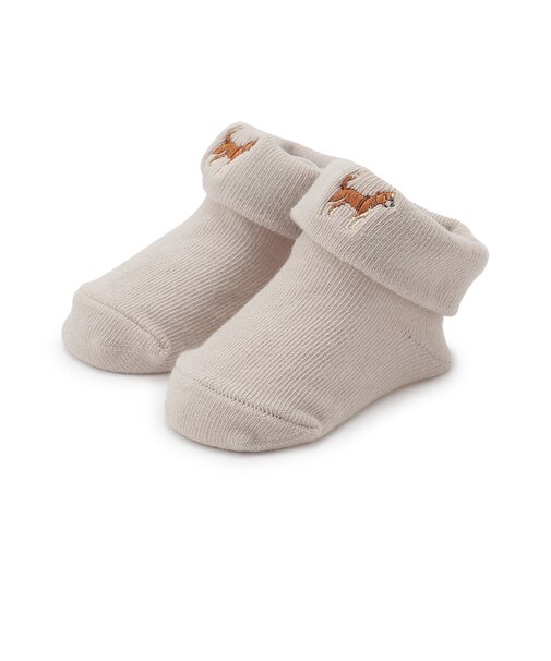 【POLO BCS】モチーフ刺しゅうソックス