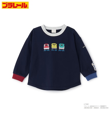 【プラレール】アップリケ長袖Tシャツ