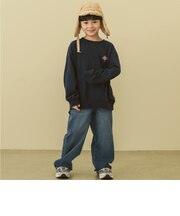 【毛玉ガード裏毛】【365D.】アソートプリントワイドトレーナー