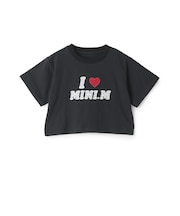【綿100%】ロゴアソートクロップド半袖Tシャツ
