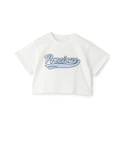 【綿100%】ロゴアソートクロップド半袖Tシャツ