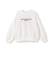 【綿100%】バックハートスウェット