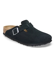 BIRKENSTOCK/メンズ 1027142 Boston LEVE BLACK ボストン レギュラー幅 スエードレザー サンダル シューズ ビルケンシュトック ムラサキスポーツ