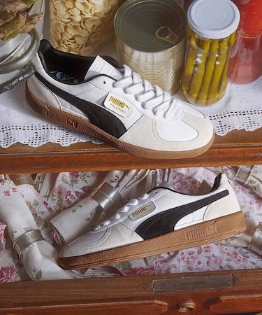 PUMA/396464 パレルモ LTH シューズ スニーカー プーマ レディース メンズ ムラサキスポーツ