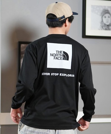 THE NORTH FACE/ ロングスリーブバックスクエアロゴティー NT32442 長袖Tシャツ ザ・ノースフェイス ユニセックス メンズ ムラサキスポーツ【正規代理店】