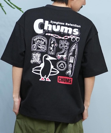 【ムラサキスポーツ別注】CHUMS/CH01-2413 半袖Tシャツ バックプリント チャムス メンズ ムラサキスポーツ限定