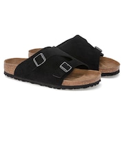 BIRKENSTOCK/レディース 1025060 Zurich Suede チューリッヒ コルク 細身シルエット幅 レザー サンダル シューズ ビルケンシュトック ムラサキスポーツ