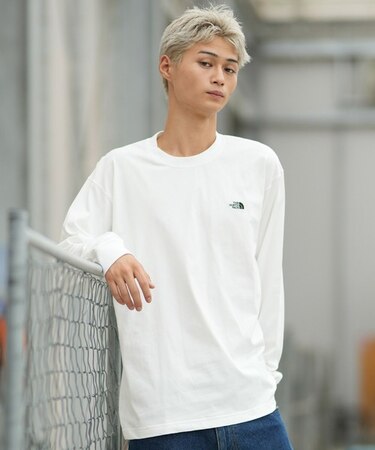 THE NORTH FACE/ロングスリーブフラッシュドライヌプシコットンティー NT32535 長袖Tシャツ ザ・ノースフェイス ユニセックス メンズ ムラサキスポーツ【正規代理店】