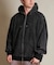 【限定】DEARLAURE/DENIM PARKA JK D25F-0105 デニム パーカー ジャケット ジップアップ フーディー ウォッシュ加工 ヴィンテージ風 ディアローレル メンズ ムラサキスポーツ限定