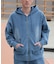 【限定】DEARLAUREL/CUT DNM PARKA DL26S-1201 カットデニムパーカー デニムジャケット ディアローレル メンズ ムラサキスポーツ限定
