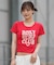 ROXY/WITH HEART TINY RST261086 半袖 Tシャツ チビT 丈短め ロキシー レディース ムラサキスポーツ