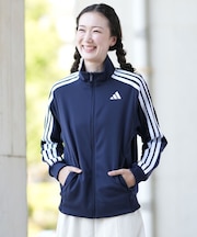 adidas/JVP35 スリーストライプス トラックトップ ジャケット セットアップ対応 ジャージ トラックジャケット  アディダス レディス ムラサキスポーツ
